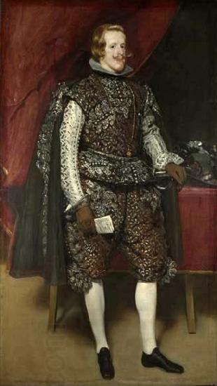 Diego Velazquez Philip IV in Brown and Silver,